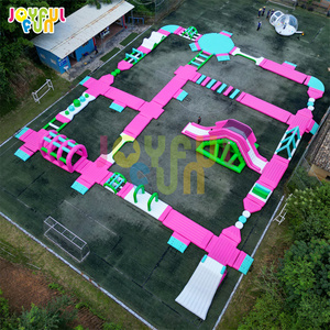 JOYFUL FUN Parc aquatique gonflable commercial de grande taille pour les sports aquatiques d'été, jeux et parcours d'obstacles gonflables flottants - Product Image 2