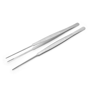 Pinzas médicas, pinzas rectas y largas, pinzas dentadas, pinzas grandes y puntiagudas para tejidos estrechos, pinzas quirúrgicas de acero inoxidable - Product Image 4