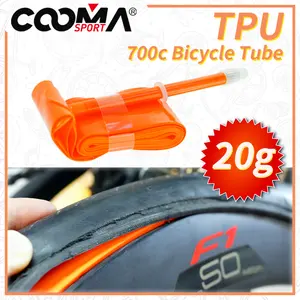 초경량 TPU 도로 내부 700c 튜브 자전거 도로 프랑스 밸브 700 18 25 28 32 38 슈퍼 라이트 MTB 자전거 타이어 29 인치