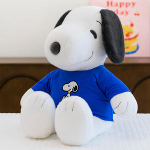 Nieuwe stijl Snoopy-achtige hond promotie knuffels Valentijnsdag Kerstcadeaus Cartoon hond pluche speelgoed cadeau - Product Image 4