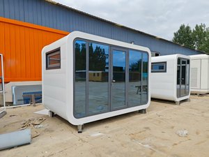 China Modern Mini/<span class=keywords><strong>Plus</strong></span> House Tiny House 20/40ft Modular Apple House Apple Cabin para Hotel para el hogar para comercial - Product Image 4