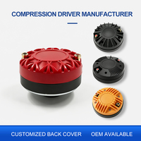 Haut-parleur à compression personnalisé avec diaphragme en titane KSV de 34,4 mm, 50 W RMS, 100 W MAX, 8 ohms, tweeter à visser avec goulot de 1 pouce