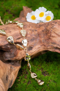 Collier unisexe classique bohème asymétrique baroque haut de gamme en forme de Y avec pendentif irrégulier et chaîne de clavicule en argent – Vente en gros - Product Image 6