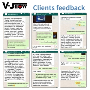 Vshow 6pcs 18W pin <span class=keywords><strong>Powered</strong></span> không dây <span class=keywords><strong>RGB</strong></span> DMX wifi từ xa <span class=keywords><strong>LED</strong></span> đám cưới uplight DJ Disco sân khấu đèn laser chiếu đèn - Product Image 6