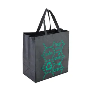 Sacchetti di plastica per supermercati di alta qualità per borse per la spesa in tessuto non tessuto borsa per il riciclaggio ambientale specificamente progettata