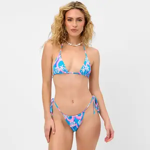 Swimwear Wholesale Bathing Suits Girls Custom Printing Pattern Swimwear plus size beachwear