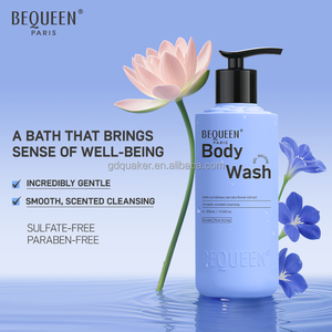 Bequeen Trong Kho Màu Xanh Sen Cơ Thể Rửa Lâu Dài HYDtating Làm Sáng Sang Trọng Gỗ Mùi Hương Mềm Mại Da Gel Tắm - Product Image 1