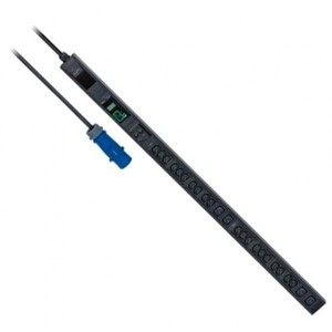 EPDU1132M Easy Rack PDU, แบบมีมิเตอร์วัด, 0U, 1 เฟส, 7.4kW, 230V, 32A, ช่องเสียบ C13 จำนวน 20 ช่อง และ C19 จำนวน 4 ช่อง, ช่องเสียบเข้า IEC60309 2P+E - Product Image 1