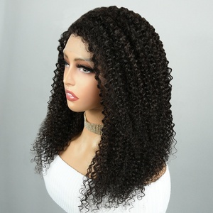 Perruque Bob Crépus Bouclés Cheveux Humains Bruts <span class=keywords><strong>13x4x1</strong></span> Dentelle Couleur Naturelle <span class=keywords><strong>13x4x1</strong></span> Perruques Bob Crépus Bouclés Cheveux Humains Vierges Prêts à Expédier - Product Image 5