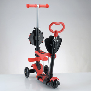 Patinete Infantil Ladybug de 3 Ruedas con Asiento y Barra de Empuje, Altura Ajustable, 12 Meses+ - Product Image 3