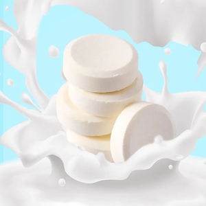 Bonbons au lait personnalisés bonbons Halal saveur crème manger à sec bonbons à mâcher au lait tablette - Product Image 4