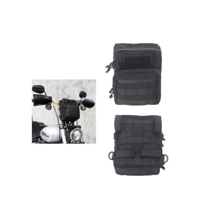 Водонепроницаемая сумка на руль для мотоцикла передняя нейлоновая сумка для хранения для Harley Softial Dyna Sportster Street Bob