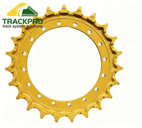 Pignon de chenille robuste pour bulldozer, compatible D60 D65 D6H D6D TY160 D7G D80 D85 D8H, pièces de rechange pour train de roulement de bulldozer