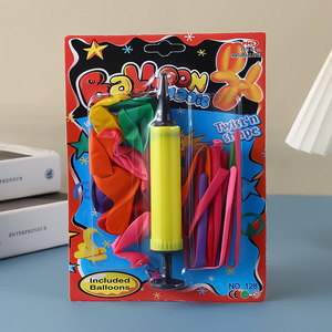 Custom Magic Long <b>Balloons</b> 20PCS with Pump for Children Toy Birthday Party <b>Decoration</b> Toys DIY Inflatable Air Manual Pump Toy - Product Image 3
