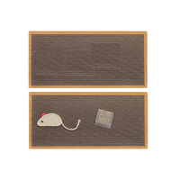 Vente en gros directe usine transfrontalière : Griffoir pour chat en sisal avec sachet de catnip en forme de souris, emballage carton scellé, Noël, Saint-Valentin