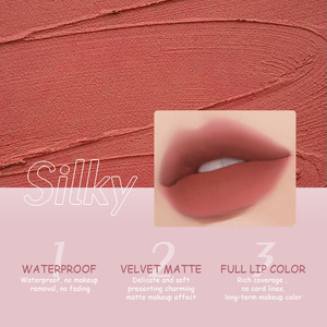 3 Pcs/<span class=keywords><strong>Lot</strong></span> Long Lasting Liquid Matte Lip <span class=keywords><strong>Gloss</strong></span> Liquid Lipstick Lip Makeup Beauty Red Nonstick Cup Waterproof Lip <span class=keywords><strong>Gloss</strong></span> - Product Image 3