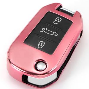 Accessoires automobiles, housse de clé de voiture en TPU, coque de clé sans clé pour <span class=keywords><strong>Peugeot</strong></span> <span class=keywords><strong>208</strong></span> 308 508 3008 5008 - Product Image 6
