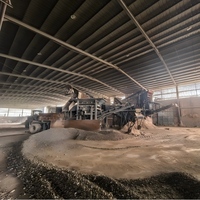 Équipement mobile robuste de traitement des déchets de construction, facile à déplacer et à installer pour l'industrie du recyclage des déchets urbains