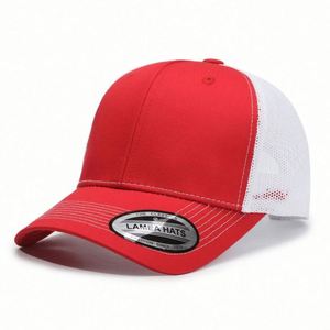 Gorra Trucker Clásica Lisa de 6 Paneles de Alta Calidad Personalizada para Hombre con Cierre a Presión y Malla, con Logotipo Personalizado, Venta al por Mayor Directa de Fabricante - Product Image 4