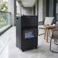 Nouveau modèle d'usine – Chauffage infrarouge portable autoportant à flamme bleue avec propane réglable pour intérieur, bureau et jardin