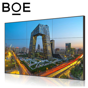 Boe LED LCD tường nối bảng điều khiển màn hình hiển thị 1.7 mét đường may 1920x1080 Độ phân giải cho quảng cáo kỹ thuật số biển hoạt hình - Product Image 1