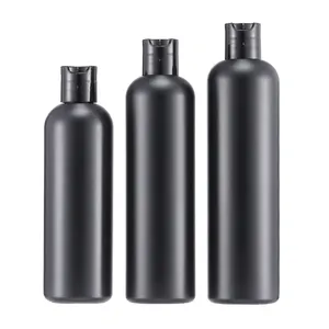 黑色250毫升300毫升350毫升PE塑料洗发水化妆品瓶套装和药液塑料瓶
