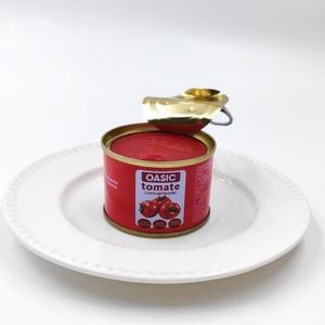 Passata di <span class=keywords><strong>Pomodoro</strong></span> Halal Artificiale, Sapore Dolce, Tagliata a Pezzi, Cotta a Vapore, in Scatola, Confezione Bulk - Product Image 2