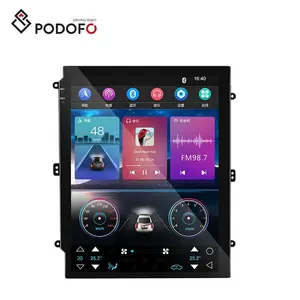 Podofo 9.7 "Écran Vertical Android Double Din Autoradio 1 + 32/2 + 64G Autoradio CarPlay & Android Auto GPS WIFI Hifi FM RDS BT