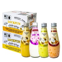 Meilleure Vente : Boisson Santé 100% Originale Lockfun à la Purée de Noix de Coco Aromatisée, Bouteille 290ml