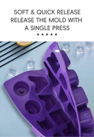 Moule de cuisson en silicone de qualité alimentaire YC, moule à chocolat en silicone en forme de 26 mots anglais, outil de pâtisserie en silicone alphabet 26 lettres