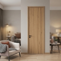 Portes intérieures modernes en WPC, PVC, MDF et mélamine pour chambres à coucher, maisons, appartements et hôtels