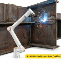 JINWEI FR10 10kg 1400mm Cobot de 6 Ejes IP54 ISO 10218 CR CE 1.5m/s 0.05mm Repetibilidad Aleación de Aluminio Acero de Alta Resistencia AC