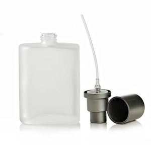 Empty Luxury Woman 30ml 50ml Square <b>Glass</b> Perfume <b>Spray</b> <b>Bottle</b> Customizable OEM/ODM - Product Image 5