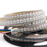 Bande LED intelligente numérique adressable RGBIC 5V WS2813 WS2812B SK6812 avec fonction de reprise du point d'arrêt et couleurs de rêve magiques
