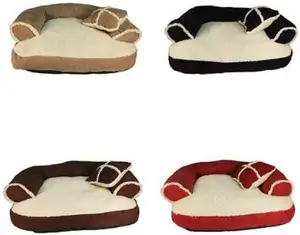 Petmate Aspen Pet sofá-cama com travesseiro para conforto e apoio One Size Assorted Colors