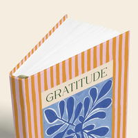 Journal de gratitude relié rigide, non daté, avec questions quotidiennes de pleine conscience, affirmations, carnet A5, planificateur, positivité, soins personnels, cadeau