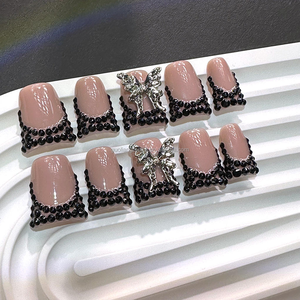 <span class=keywords><strong>Uñas</strong></span> Postizas Holográficas con Diseño de Pata de Pato, Hechas a Mano, Acrílicas, con Borde Redondeado y Acampanado, <span class=keywords><strong>para</strong></span> Festivales, Fiestas y Conciertos - Product Image 4