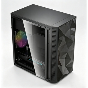Boîtier <span class=keywords><strong>PC</strong></span> Gaming Polyvalent Mini Tour pour MicroATX/ITX, 4 Emplacements PCI, 3 Disques Durs, 1 SSD, Points de Fixation Ventilateur, Accessoire Hôte <span class=keywords><strong>PC</strong></span> - Product Image 4