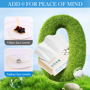 SADOER Vente en gros d'usine <span class=keywords><strong>Lingettes</strong></span> nettoyantes pour le visage quotidiennes en soin de la peau naturel doux Nettoyage en profondeur pour adultes <span class=keywords><strong>Lingettes</strong></span> féminines sûres pour le démaquillage - Product Image 5