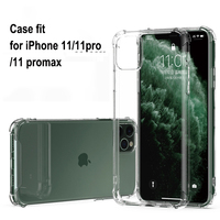 Coque de téléphone en TPU anti-choc transparente HD iPhone 12/12 Pro/12 Promax/12 Mini/11 Sport Style antichoc Silicone étui transparent