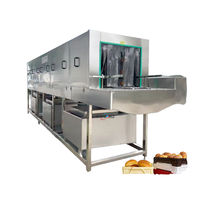 Automatische borsteltype fruit- en groentewasmachine met voedselveilige zachte borstelharen
