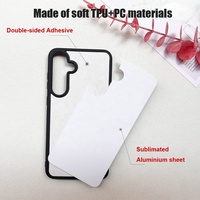Vente en gros Couverture de téléphone vierge pour Samsung S24 Plus Ultra TPU PC Sublimation Phone Cases