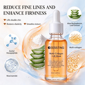 Mascarilla Facial Reafirmante y Lifting con Colágeno, Limpiadora de Poros, Antiarrugas, Estimulante de Colágeno, Marca Privada - Product Image 3