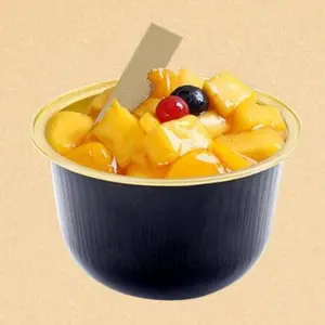 455ml bát súp porringer nhôm thiếc lá thực phẩm nhôm lá Snack tráng miệng Flan Vòng lấy đi dùng một lần lá nhôm