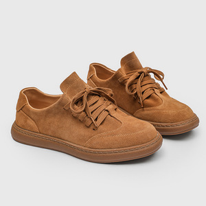 Chaussures de sport en daim de haute qualité, faites à la main, sur mesure, style rétro, à lacets, pour hommes, pour l'été et l'automne, mode décontractée, pour la marche - Product Image 2
