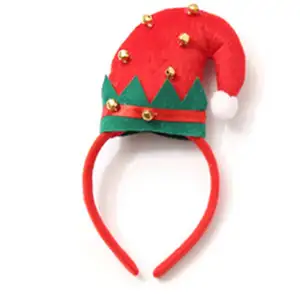 Natal presente novo decorativo headband fivela dia natal carnaval noite natal véspera chapéus