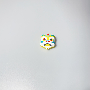 Llavero Personalizado con Colgante de la Danza del León, Herencia de la Cultura China, Adorno Decorativo para Llaves de Coche, Hecho de PVC o Resina - Product Image 1