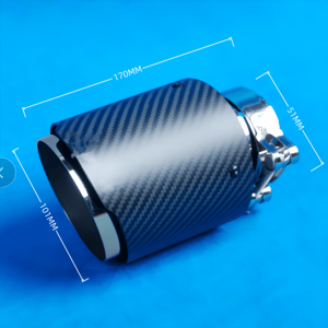 <span class=keywords><strong>ปลาย</strong></span><span class=keywords><strong>ท่อ</strong></span>ไอเสียคาร์บอนไฟเบอร์ขนาด 4 นิ้ว แบบ Ak Style ตัดตรง ใช้ได้กับท่อเก็บเสียงแบบ Universal สำหรับตกแต่ง<span class=keywords><strong>รถ</strong></span>ยนต์ ซีดาน และ SUV - Product Image 2