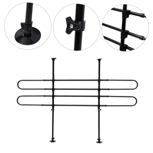 Barrière de sécurité réglable M4 facile à installer pour <span class=keywords><strong>chien</strong></span>, barrière de sécurité sécurisée pour animaux de compagnie pour les transporteurs de voitures et les produits de voyage - Product Image 4