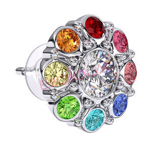 Bluebell Mujer 10mm Pendientes Trendy Stud Pendientes hipoalergénicos - Product Image 1